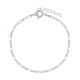 Bracelet en Argent 925 Maille Figaro 1,7mm