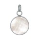 Pendentif Argent 925 Rond Dentelé de Nacre