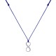Collier Lien Argent 925 Infini et Strass