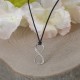 Collier Lien Argent 925 Infini et Strass