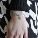 Bracelet Double Tour Lien Liberty et Trèfle Argent - Classics