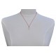 Collier Lien Argent 925 Infini et Strass