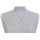 Collier Lien Argent 925 Infini et Strass