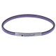 Bracelet Femme Cuir Simple Plat Fermoir Acier Inoxydable