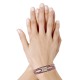 Bracelet Mixte Argent 925 Mousqueton Pivotant et Lien en Paracorde