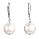 Boucles d'Oreilles Dormeuse Argent 925 et Perle de Culture