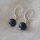Boucles d'Oreilles Dormeuse Argent 925 et Perle de Culture