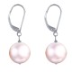Boucles d'Oreilles Dormeuse Argent 925 et Perle de Culture