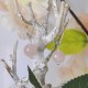 Boucles d'Oreilles Dormeuse Argent 925 et Perle de Quartz Rose