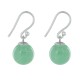  Boucles d'Oreilles Argent 925 Billes d'Aventurine