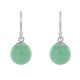  Boucles d'Oreilles Argent 925 Billes d'Aventurine