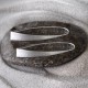 Boucles d'Oreilles Argent 925 Brossé Long Triangle