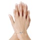 Bracelet Lien Oeil de Sainte Lucie et Petites Perles Brillantes