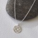 V Collier Argent 925 Moyenne Fleur de Barcelone