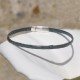 Bracelet Femme Motif Tortue Cuir de Chèvre Vert