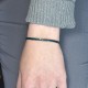 Bracelet Femme Motif Tortue Cuir de Chèvre Vert