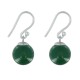 Boucles d'Oreilles Argent 925 Billes d'Agate - Classics