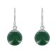 Boucles d'Oreilles Argent 925 Billes d'Agate - Classics