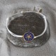 Bracelet Lien Médaille en Laiton Etoile Émaillée Bleue