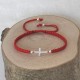 Bracelet Argent 925 Croix Lien Tréssé - Classics