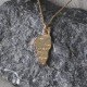  Pendentif Plaqué Or Carte Corse