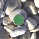Pendentif Argent 925 Rond Lisse d'Aventurine