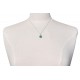 Pendentif Argent 925 Rond Lisse d'Aventurine