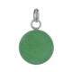 Pendentif Argent 925 Rond Lisse d'Aventurine