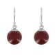 Boucles d'Oreilles Argent 925 Billes d'Agate - Classics