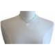 Collier Lien Coquille St Jacques en Nacre