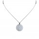 Collier Lien Croix de Saint Benoit en Nacre