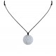 Collier Lien Croix de Saint Benoit en Nacre