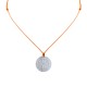 Collier Lien Croix de Saint Benoit en Nacre