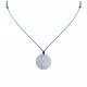 Collier Lien Croix de Saint Benoit en Nacre