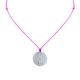 Collier Lien Croix de Saint Benoit en Nacre