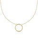 Collier Plaqué Or Petit Cercle