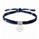 Bracelet Double Tour Lien Liberty et Trèfle Argent 925 - Classics