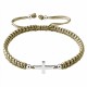 Bracelet Argent 925 Croix Lien Tréssé - Classics