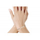 Bracelet Lien Barrette Argent 925 et Strass - Classics
