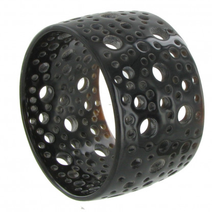 Bracelet Kaléidoscope en Corne Noire