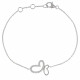 Bracelet Argent 925 Papillon et une Aile Scintillante