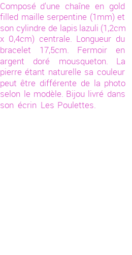 Drôle de créations de Bijoux Fantaisie, c'est un design inattendu que nous réservait Stephanie Ducauroix. Créé avec passion, ces Bijoux Fantaisie en  sauront combler chaque Femme amateur de bijoux et accessoires originaux. De couleur Bleu, il possède les dimensions suivantes. Longueur de 175mm. Largeur de 12mm. Diamètre de 4mm. Il en reste 1 exemplaire, commandez rapidement. Le bijou vous sera expédié directement du site www.lespoulettes-bijoux.fr.