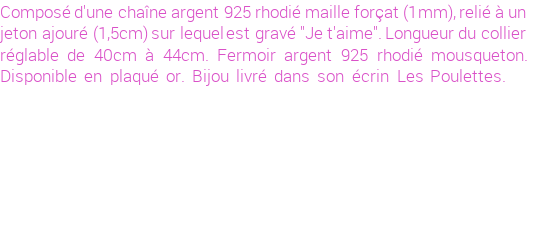 Drôle de créations de Bijoux Fantaisie, c'est un design inattendu que nous réservait Stephanie Ducauroix. Créé avec passion, ces Bijoux Fantaisie en Argent sauront combler chaque Femme amateur de bijoux et accessoires originaux. Il en reste 4 exemplaires, commandez rapidement. Le bijou vous sera expédié directement du site www.lespoulettes-bijoux.fr.