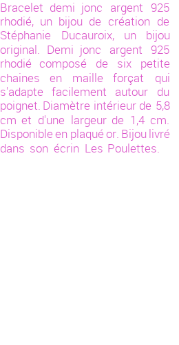 Drôle de créations de Bijoux Fantaisie, c'est un design inattendu que nous réservait Stephanie Ducauroix. Créé avec passion, ces Bijoux Fantaisie en Argent sauront combler chaque Femme amateur de bijoux et accessoires originaux. Il en reste 1 exemplaire, commandez rapidement. Le bijou vous sera expédié directement du site www.lespoulettes-bijoux.fr, dans son écrin bleu turquoise original.
