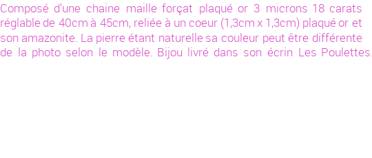 Drôle de créations de Bijoux Fantaisie, c'est un design inattendu que nous réservait Stephanie Ducauroix. Créé avec passion, ces Bijoux Fantaisie en Plaqué Or sauront combler chaque Femme amateur de bijoux et accessoires originaux. Il en reste 1 exemplaire, commandez rapidement. Le bijou vous sera expédié directement du site www.lespoulettes-bijoux.fr.
