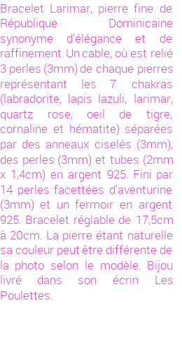 Drôle de créations de Bijoux Fantaisie, c'est un design inattendu que nous réservait Stephanie Ducauroix. Créé avec passion, ces Bijoux Fantaisie en Larimar sauront combler chaque Femme amateur de bijoux et accessoires originaux. Il en reste 1 exemplaire, commandez rapidement. Le bijou vous sera expédié directement du site www.lespoulettes-bijoux.fr.