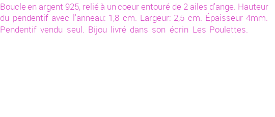 Drôle de créations de Bijoux Fantaisie, c'est un design inattendu que nous réservait Stephanie Ducauroix. Créé avec passion, ces Bijoux Fantaisie en Argent sauront combler chaque Femme amateur de bijoux et accessoires originaux. Il en reste 25 exemplaires, commandez rapidement. Le bijou vous sera expédié directement du site www.lespoulettes-bijoux.fr.