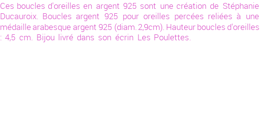 Drôle de créations de Bijoux Fantaisie, c'est un design inattendu que nous réservait Stephanie Ducauroix. Créé avec passion, ces Bijoux Fantaisie en Argent sauront combler chaque Femme amateur de bijoux et accessoires originaux. Il en reste 6 exemplaires, commandez rapidement. Le bijou vous sera expédié directement du site www.lespoulettes-bijoux.fr, dans son écrin bleu turquoise original.
