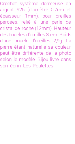 Drôle de créations de Bijoux Fantaisie, c'est un design inattendu que nous réservait Stephanie Ducauroix. Créé avec passion, ces Bijoux Fantaisie en Argent sauront combler chaque Femme amateur de bijoux et accessoires originaux. Il en reste 2 exemplaires, commandez rapidement. Le bijou vous sera expédié directement du site www.lespoulettes-bijoux.fr.