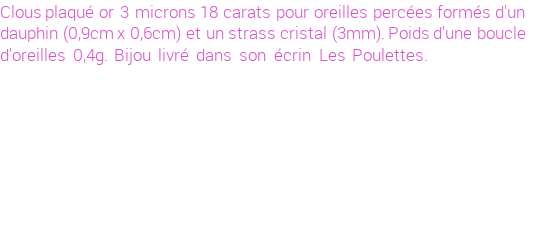 Drôle de créations de Boucles d'Oreilles Fantaisie, c'est un design inattendu que nous réservait Stephanie Ducauroix. Créé avec passion, ces Boucles d'Oreilles Fantaisie en Plaqué Or sauront combler chaque Femme amateur de bijoux et accessoires originaux. Il en reste 8 exemplaires, commandez rapidement. Le bijou vous sera expédié directement du site www.lespoulettes-bijoux.fr.